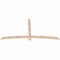 Ekena Millwork Bellingham Smooth Timber Gable Bracket, Douglas Fir, 84"W x 42"H x 1 1/2"D x 3 1/2"F, 12/12 Pitch GBW084X42X0204BEL00SDF - alternate 2